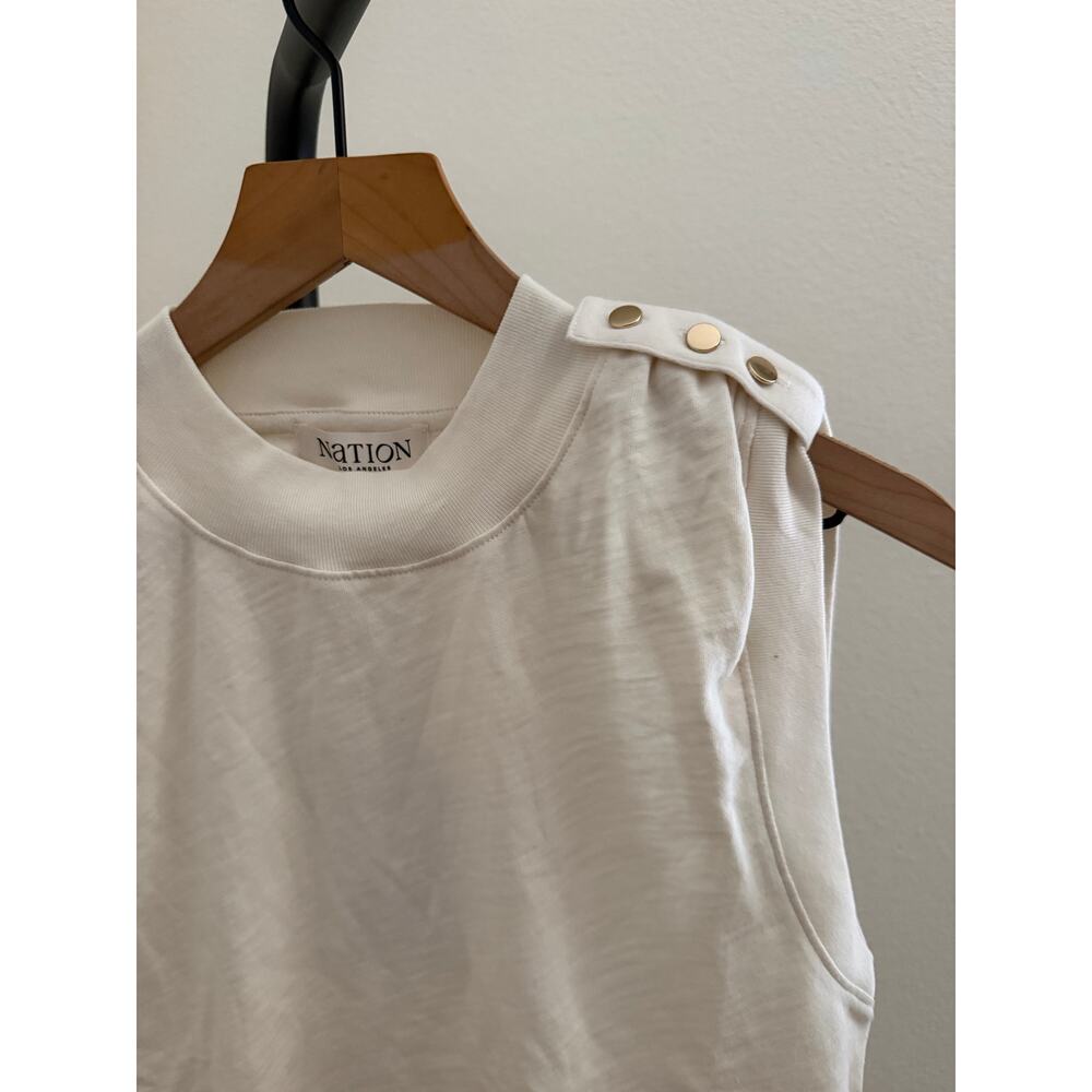 New Nation Los Angeles Anthropologie Mikka tee  sz S - Picture 6 of 7